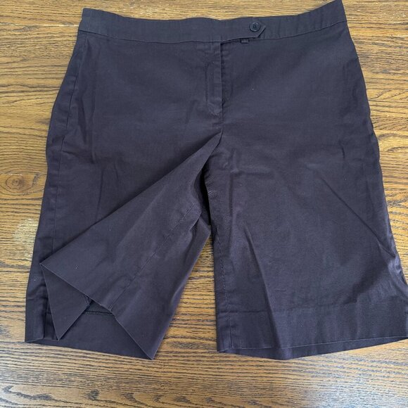Jones New York Signature Stretch Bermuda Shorts, Size 16 - Picture 1 of 8